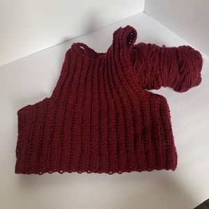 Crochet Crop Halter Top